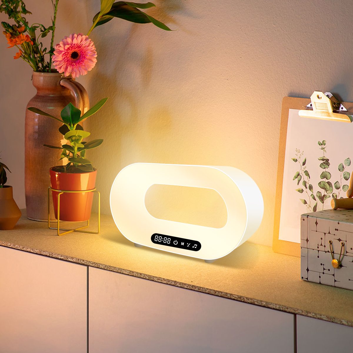 HCP059  无线充桌面氛围灯